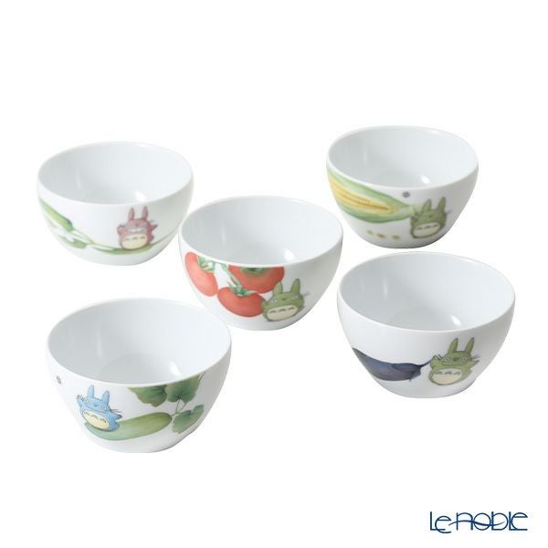 ノリタケ となりのトトロ 野菜シリーズ ボウル 11cm 5枚絵変り 1704-15L／VF94579