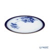大倉陶園 100周年記念 ブルーローズ ケーキ皿 20cm 8011R／3H	