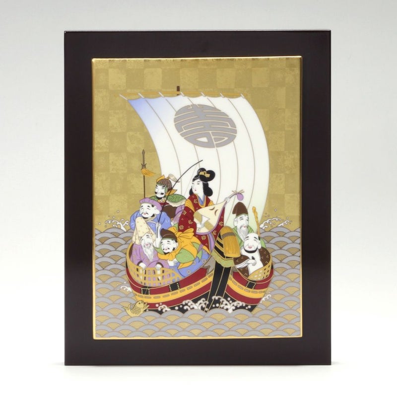 ノリタケ スタジオコレクション 縁起物 陶額 七福神 4340／A085