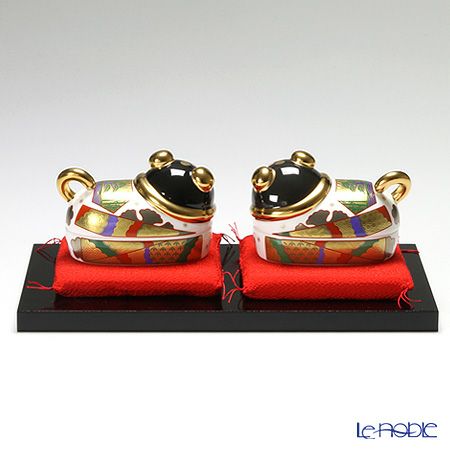 ノリタケ スタジオコレクション AC146／K102 縁起物 蓋物 犬筥 （いぬばこ）