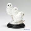 ノリタケ スタジオコレクション AC182／K122 置物 ふくろう三兄弟 H14.5cm（台付）