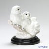 ノリタケ スタジオコレクション AC182／K122 置物 ふくろう三兄弟 H14.5cm（台付）