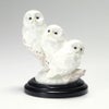 ノリタケ スタジオコレクション AC182／K122 置物 ふくろう三兄弟 H14.5cm（台付）