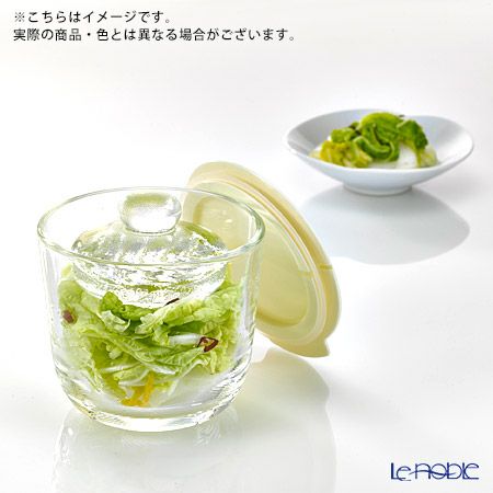 ハリオ ガラスの一夜漬け器 S GTK-S-OW ホワイト 500ml