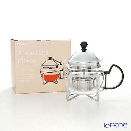 ハリオ 茶王 シルバー 600ml CHAN-4SV 4人用 | ブランド洋食器専門店ル