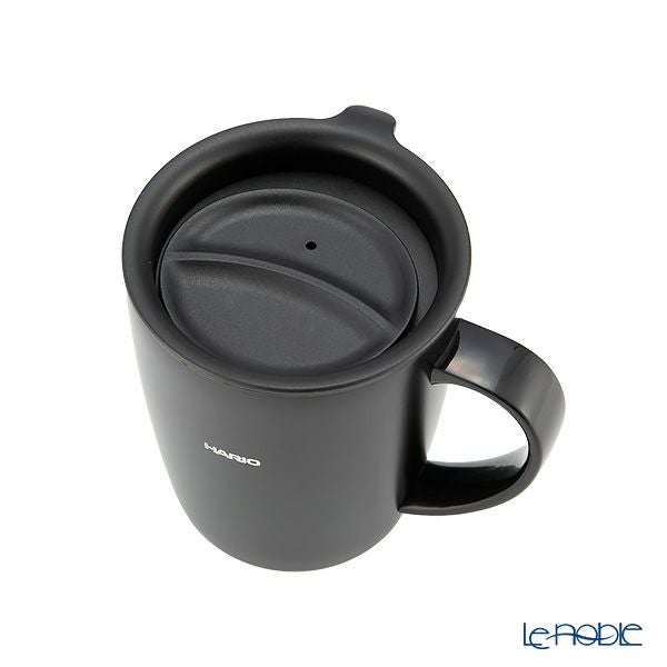 ハリオ フタ付き保温マグ300 SMF-300-B 実用容量300ml ブラック
