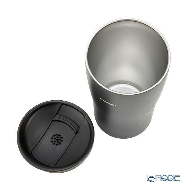 ハリオ フタ付き保温タンブラー300 STF-300-B 実用容量300ml ブラック