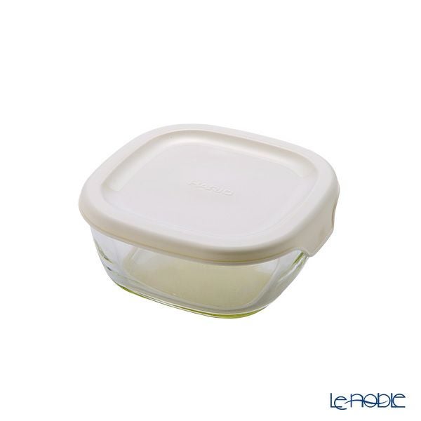 ハリオ スタッキング 耐熱ガラスコンテナ 7個セット スクエア HKOZ-8002-OW