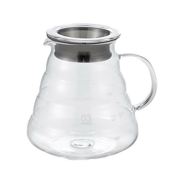 ハリオ V60用レンジサーバー 800 クリア XGSR-80-TB 800ml 2~6杯用