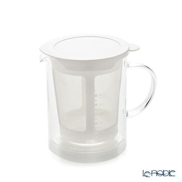 ハリオ だしポット DP-600W 600ml【電子レンジ対応】