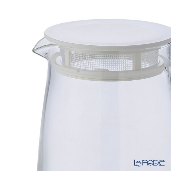 ハリオ レンジでかんたん麦茶ポット むぎちゃん XMP-1000-W 1000ml ホワイト