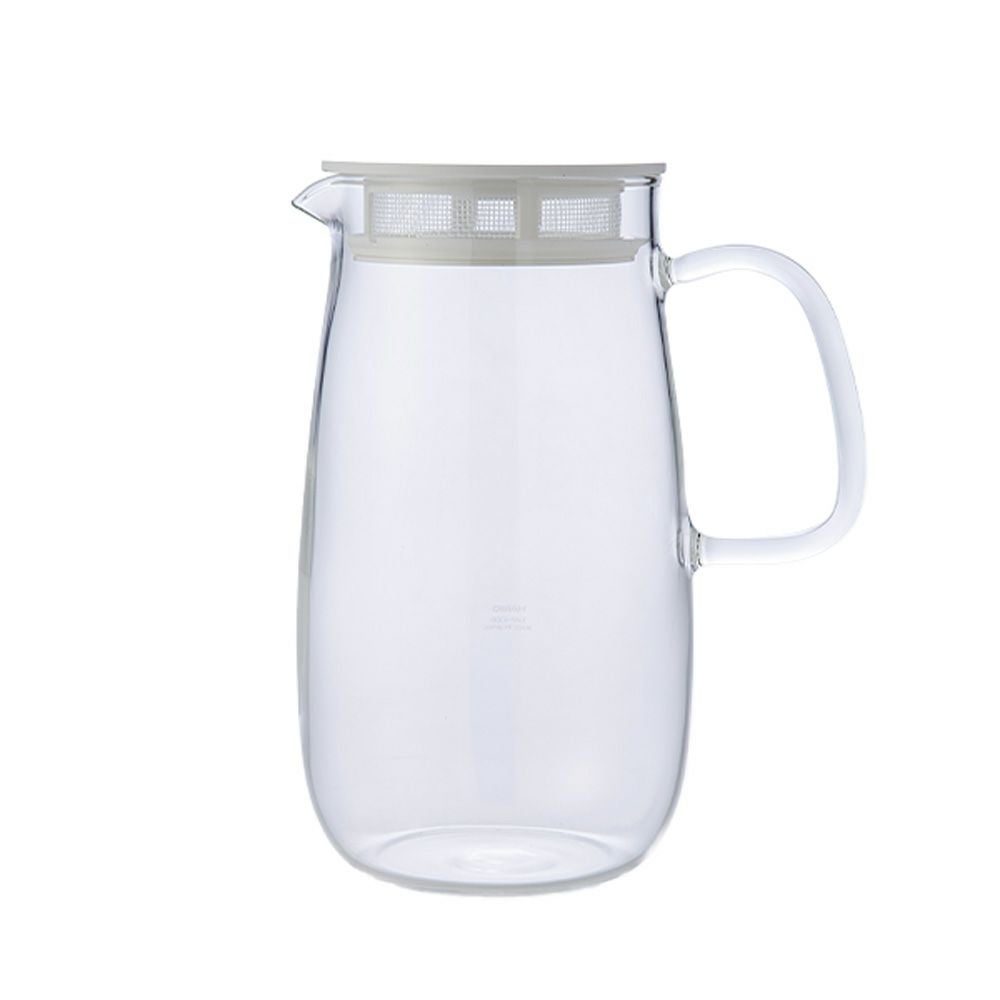 ハリオ レンジでかんたん麦茶ポット むぎちゃん XMP-1000-W 1000ml ホワイト