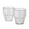 ハリオ ダブルウォールスタックグラス ライン 2個セット 300ml HWS-4012-M