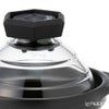 ハリオ フタがガラスのご飯釜 1-2合用 GNR-150-B-W【直火用】