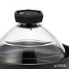 ハリオ フタがガラスのご飯釜 2-3合用 GNR-200-B-W【直火用】