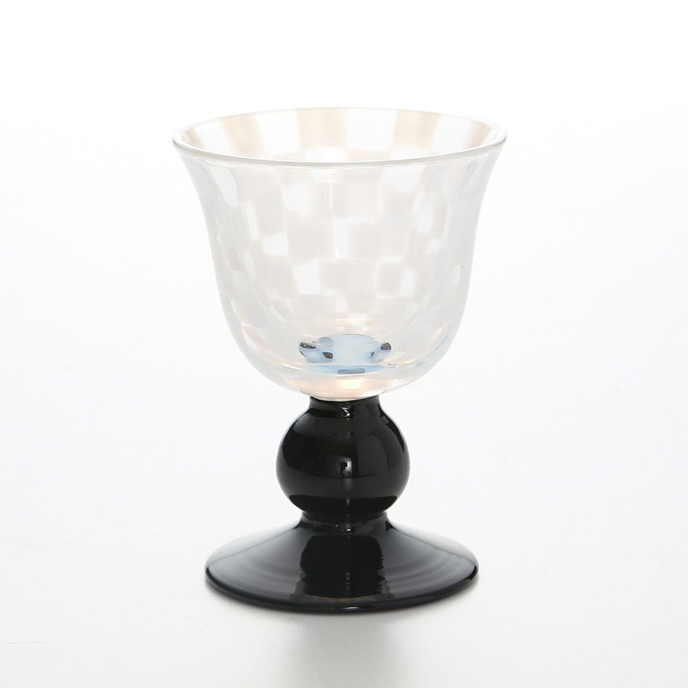 廣田硝子 大正浪漫硝子 TR-12-1B 酒盃 市松 黒 60ml 低