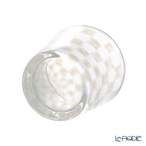 廣田硝子 大正浪漫硝子 TR-33-1 そばちょこ（ロックグラス） 市松 144ml