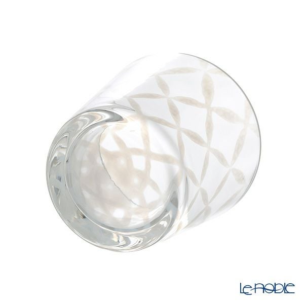 廣田硝子 大正浪漫硝子 TR-33-6 そばちょこ（ロックグラス） つなぎ格子 144ml