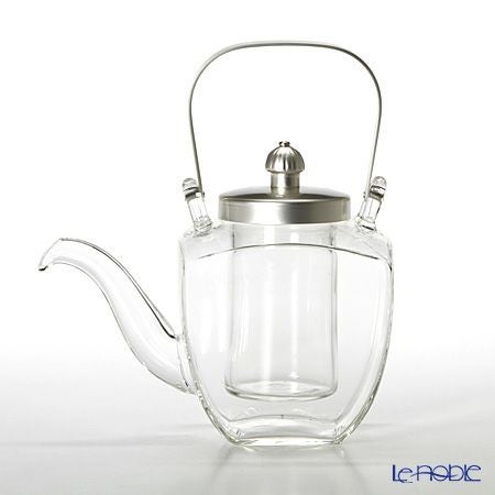 廣田硝子 角ちろり 154-SLF 銀ソフト（中合付） 450ml