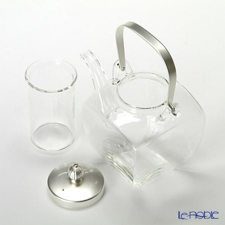 廣田硝子 角ちろり 154-SLF 銀ソフト（中合付） 450ml