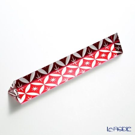 廣田硝子 漆硝子文鎮 EDO-15 七宝柄