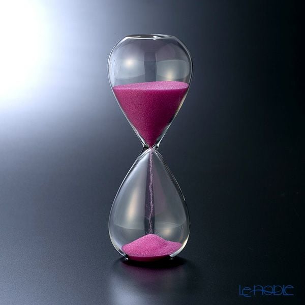 廣田硝子 スナ式トケイ ST-5PK 砂時計（5分計・桃）