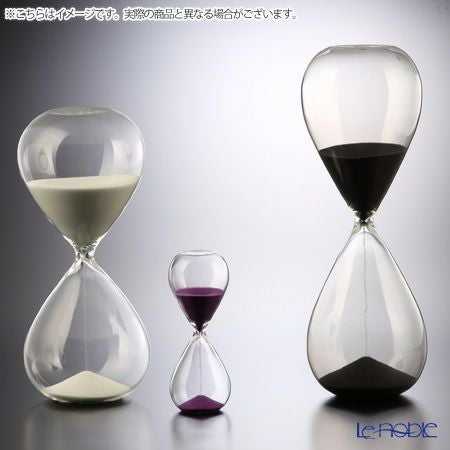 廣田硝子 スナ式トケイ チビ しずく ST-3MC 砂時計（3分計・抹茶）