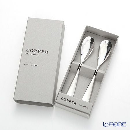 COPPER the cutlery カパーザカトラリー アイスクリームスプーン 2本セット シルバー ミラー CI-2SVmi