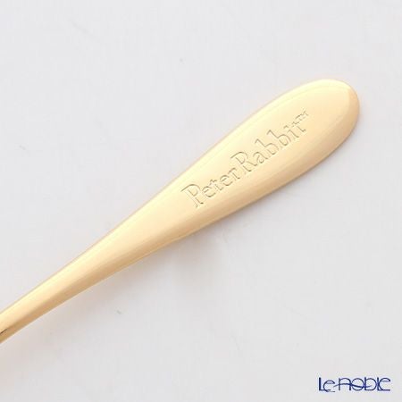 ピーターラビット PR-0252 皿中レーザー ティースプーン（金仕上） 5本セット