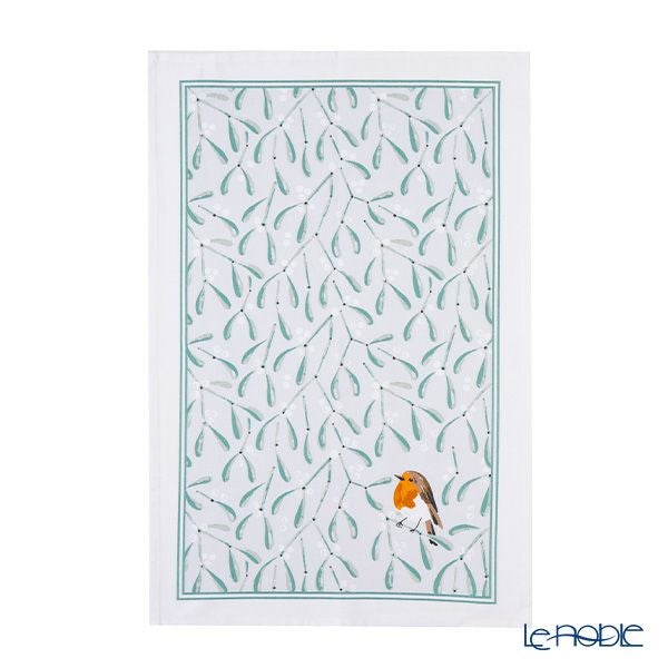 アルスターウィーバーズ ロビンとヤドリギ（クリスマス） ティータオル コットン