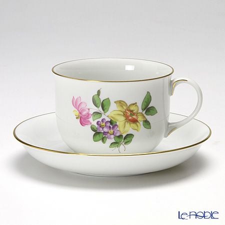 アウガルテン（AUGARTEN） シンプルブーケ（5052A） スイセン コーヒーカップ＆ソーサー 200ml（001）