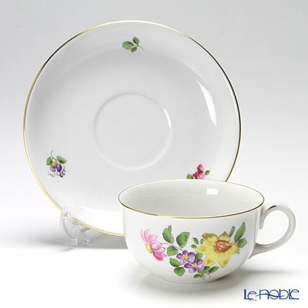 アウガルテン（AUGARTEN） シンプルブーケ（5052A） スイセン ティーカップ＆ソーサー（S） 200ml（001）