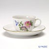 アウガルテン（AUGARTEN） シンプルブーケ（5052B） 野バラ モカカップ＆ソーサー 80ml（001）