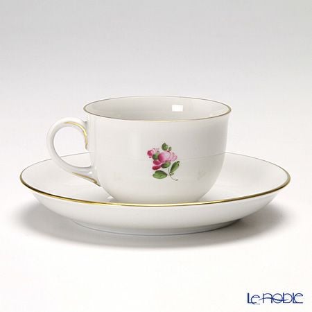 アウガルテン（AUGARTEN） シンプルブーケ（5052B） 野バラ モカカップ＆ソーサー 80ml（001）