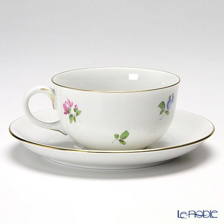 アウガルテン（AUGARTEN） シンプルブーケ（5052B） 野バラ ティーカップ＆ソーサー（S） 200ml（001）