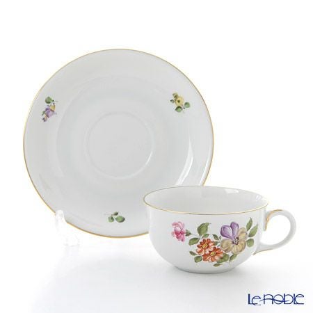 アウガルテン（AUGARTEN） シンプルブーケ（5052D） パンジー ティーカップ＆ソーサー（S） 200ml（001）