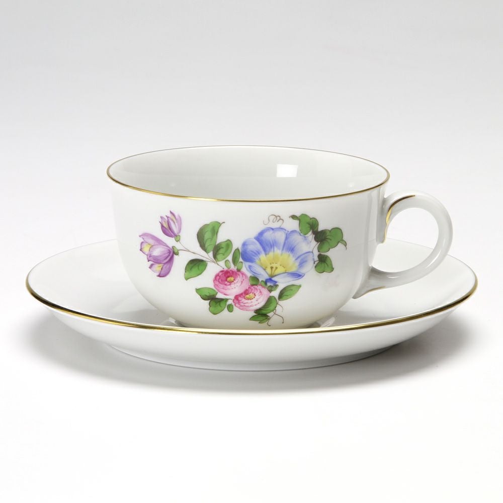 アウガルテン（AUGARTEN） シンプルブーケ（5052E） ヒルガオ ティーカップ＆ソーサー（S） 200ml（001）