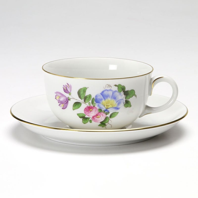 アウガルテン（AUGARTEN） シンプルブーケ（5052E） ヒルガオ ティーカップ＆ソーサー（S） 200ml（001）