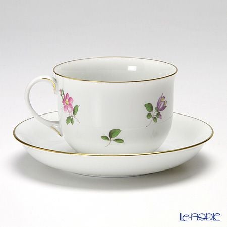 アウガルテン（AUGARTEN） シンプルブーケ（5052F） エゾギク（アスター） コーヒーカップ＆ソーサー 200ml（001）