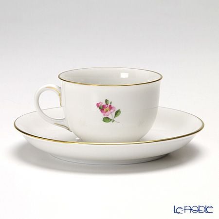 アウガルテン（AUGARTEN） シンプルブーケ（5052F） エゾギク（アスター） モカカップ＆ソーサー 80ml（001）