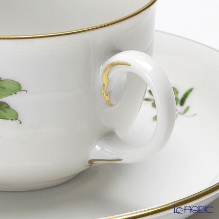 アウガルテン（AUGARTEN） シンプルブーケ（5052F） エゾギク（アスター） モカカップ＆ソーサー 80ml（001）