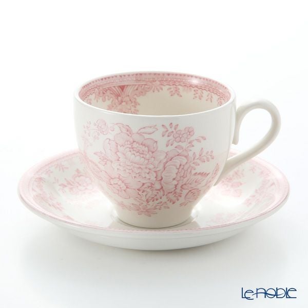 バーレイ ピンクアジアティックフェザンツ ティーカップ＆ソーサー 210ml