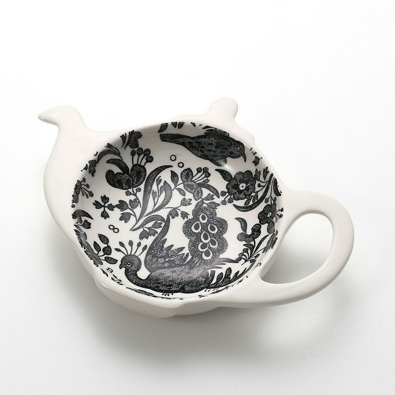 バーレイ ブラックリーガルピーコック ティーポットトレイ