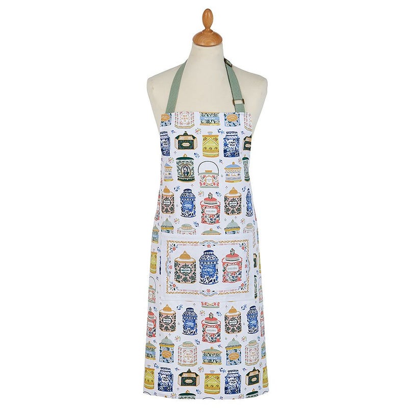 アルスターウィーバーズ ティーティン 紅茶缶 エプロン コットン