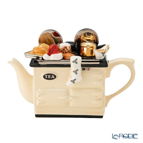 ティーポッタリー Teapottery クリスマス AGA（クリーム） L