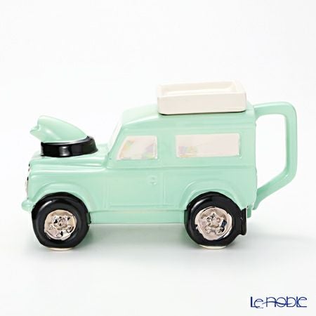 ティーポッタリー Teapottery ランドローバー（パステルグリーン） 14.5×19.5 S
