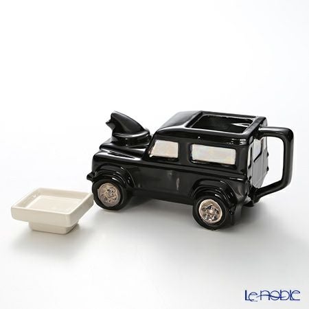 ティーポッタリー Teapottery ランドローバー（ブラック） 14.5×19.5 S