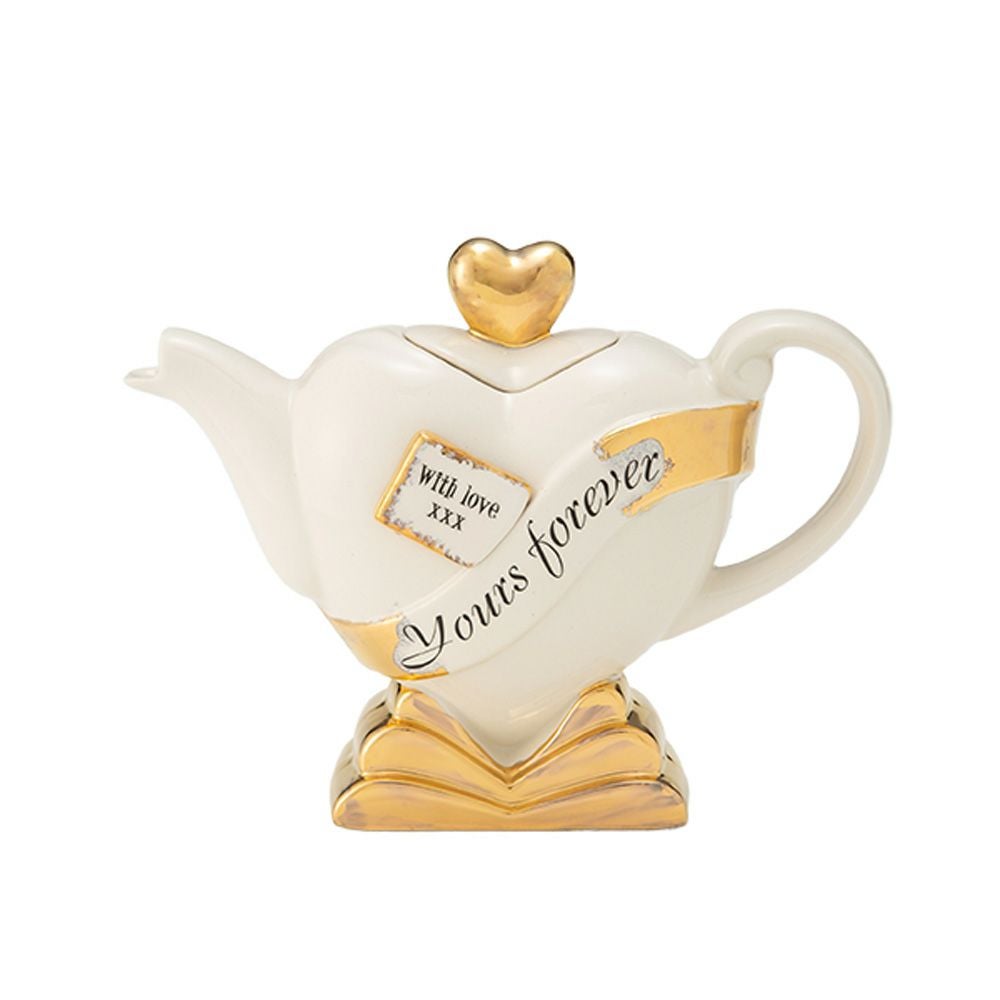 ティーポッタリー Teapottery ハート Yours Forever!（ピンク） S