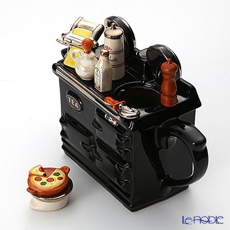 ティーポッタリー Teapottery イタリアンAGA（ブラック）