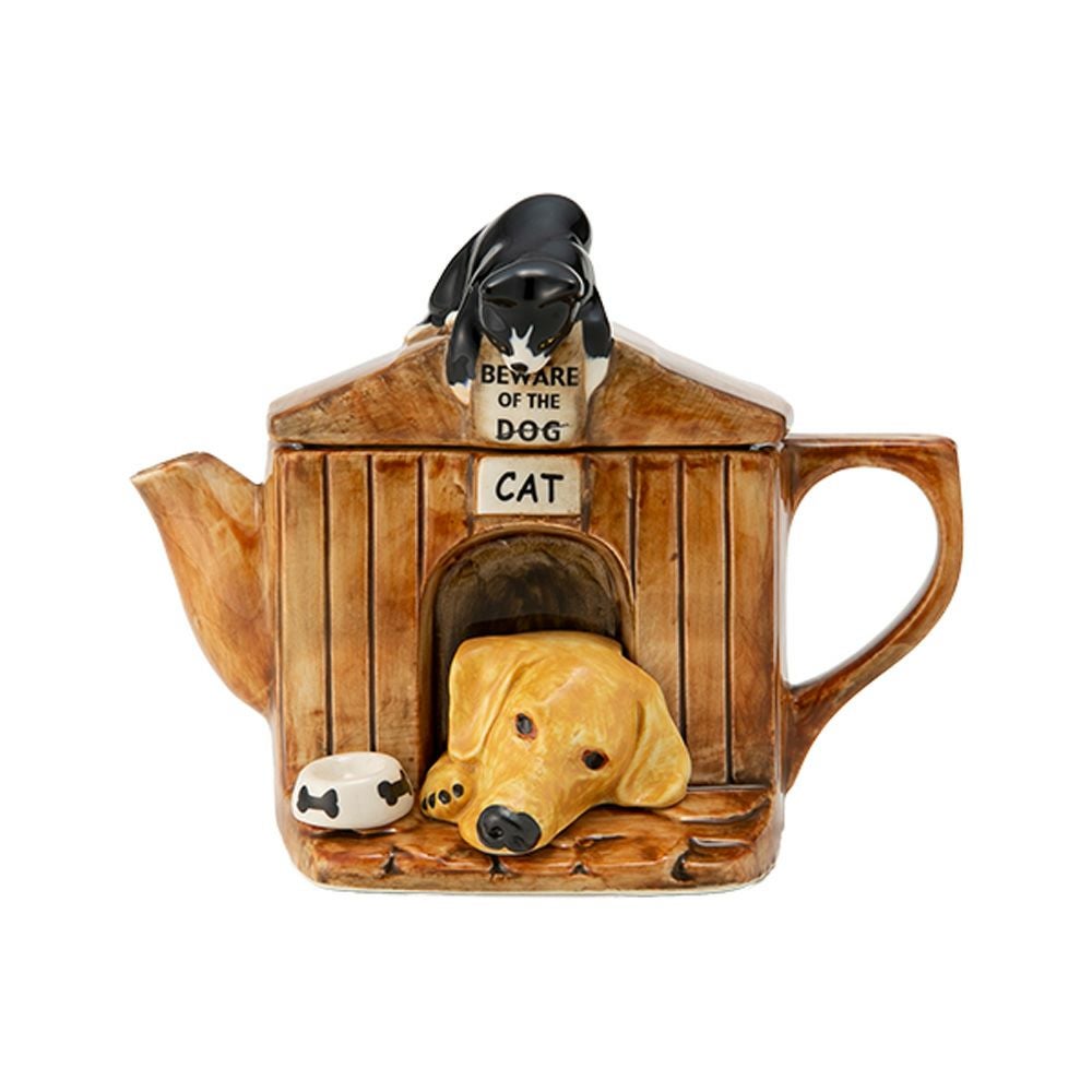 【売約済】犬のテーブルランプ　DEMAIN　イタリア陶器 ヴィンテージ 陶器 テーブルランプ (H32cm)｜アンティーク照明・ランプ